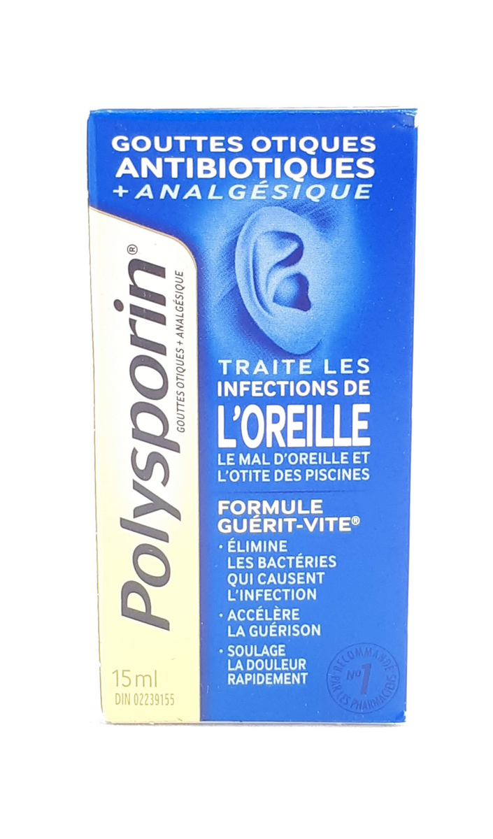 Polysporin Ear Drops, 15 mL Green Valley Pharmacy