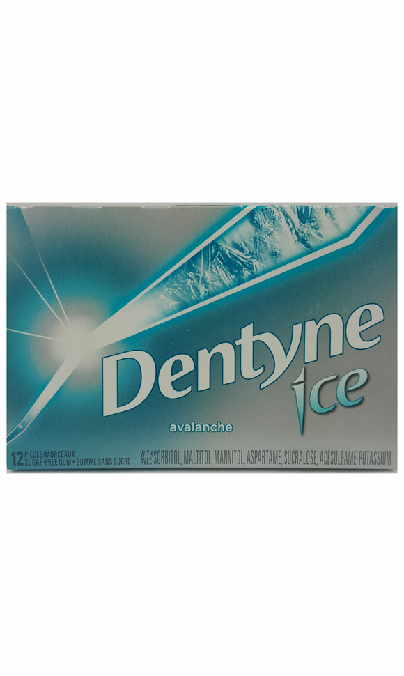 Dentyne Ice Avalanche Gum, 12 Pieces - Green Valley Pharmacy Ottawa Canada