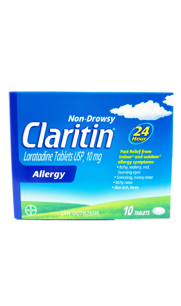 Claritin 10mg, 10 Tablets - Green Valley Pharmacy Ottawa Canada