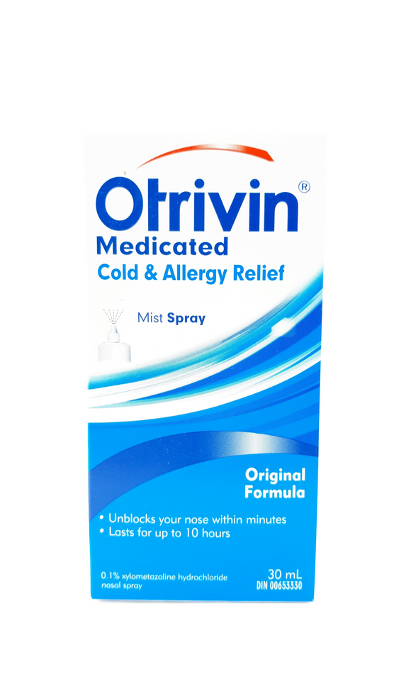 Otrivin Cold and Allergy Relief Original,  Mist Spray - Green Valley Pharmacy Ottawa Canada