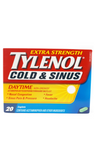 Tylenol Cold & Sinus Extra Strength, 20 Daytime Caplets - Green Valley Pharmacy Ottawa Canada