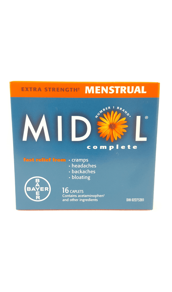 Midol Complete Extra Strength, 16 Caplets - Green Valley Pharmacy Ottawa Canada