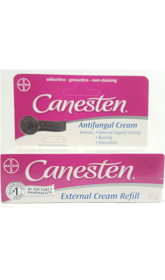 Canesten, 15g External Vaginal Cream - Green Valley Pharmacy Ottawa Canada