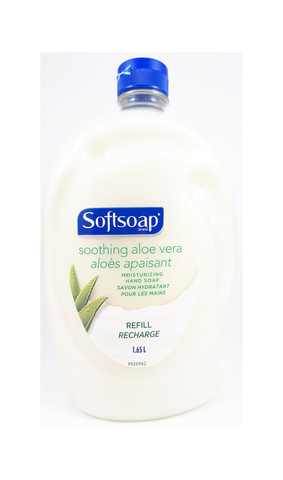 Softsoap Soothing Aloe Vera, 1.65L Moisturizing Hand Soap Refill - Green Valley Pharmacy Ottawa Canada