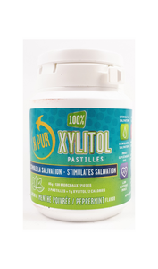 X-PUR Xylitol, 130 Peppermint Pastilles - Green Valley Pharmacy Ottawa Canada