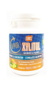 X-PUR Xylitol Gum, 50 Fruit-Flavoured Pieces - Green Valley Pharmacy Ottawa Canada