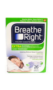 Breathe Right Extra Strength, Clear Nasal Strips - Green Valley Pharmacy Ottawa Canada