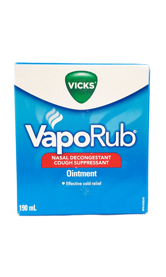 Vicks VapoRub, 190 ml - Green Valley Pharmacy Ottawa Canada