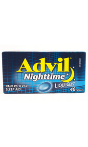 Advil nighttime liquid gels, 40 capsules - Green Valley Pharmacy Ottawa Canada