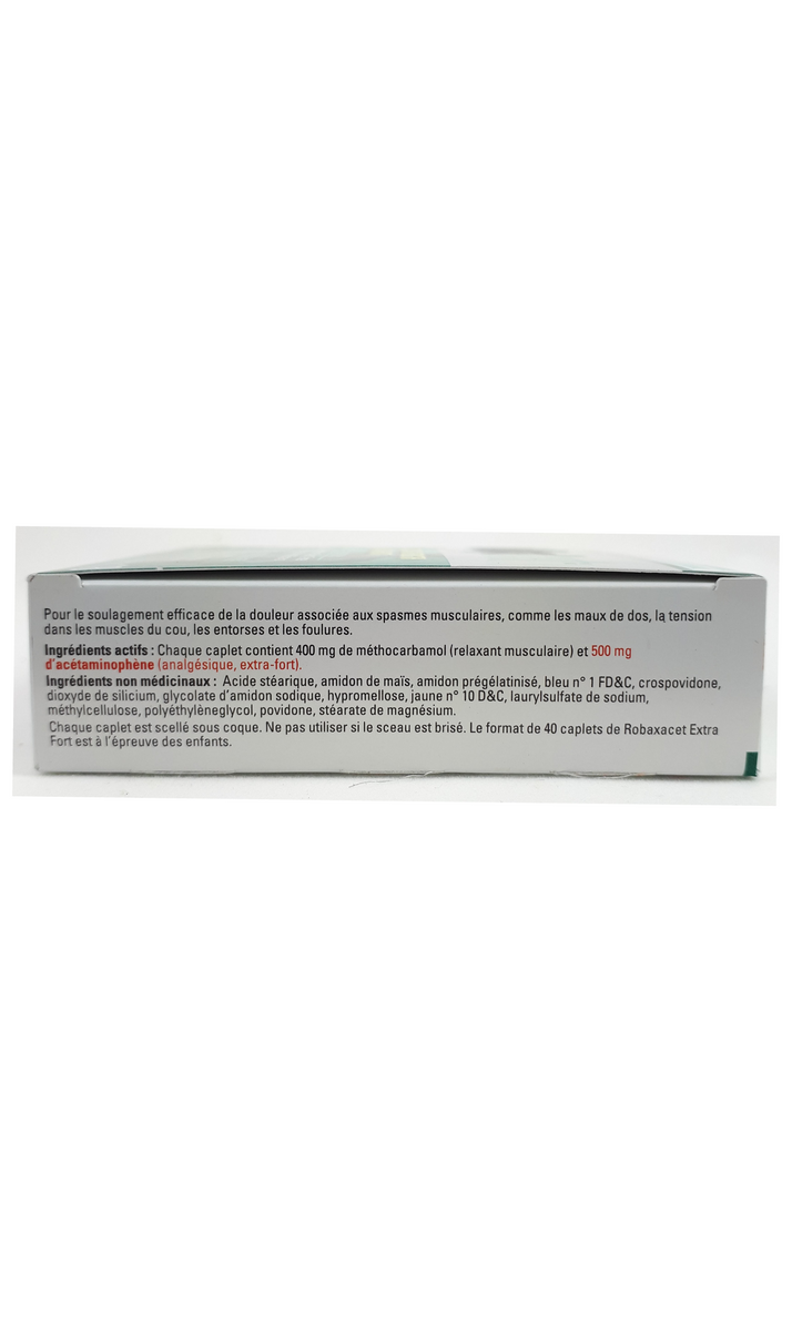 Robaxacet Extra Strength, 18 caplets – Green Valley Pharmacy