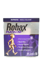 Robax Platinum, 18 caplets - Green Valley Pharmacy Ottawa Canada