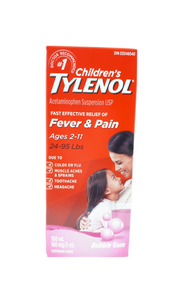 Tylenol for Children 2-11 Years, 100 mL Bubble Gum flavour - Green Valley Pharmacy Ottawa Canada