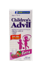 Advil Children's Age 2 to 12 yrs, Berry Flavor - Green Valley Pharmacy Ottawa Canada