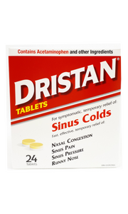Dristan Cold & Sinus Tablets, 24 tablets - Green Valley Pharmacy Ottawa Canada