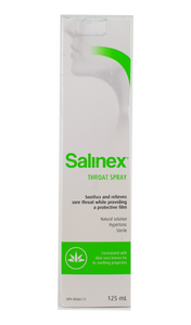 Salinex Throat Spray, 125 mL - Green Valley Pharmacy Ottawa Canada