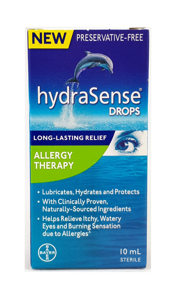 hydraSense Allergy Eye Drops, 10 mL - Green Valley Pharmacy Ottawa Canada