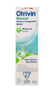 Otrivin Dual Action Nasal Spray, 100 mL - Green Valley Pharmacy Ottawa Canada