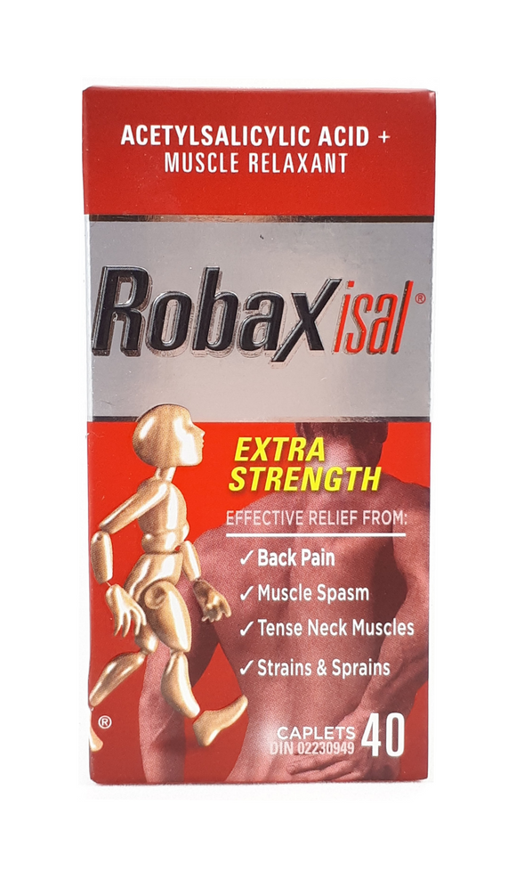 Robaxisal Extra Strength, 40 caplets - Green Valley Pharmacy Ottawa Canada