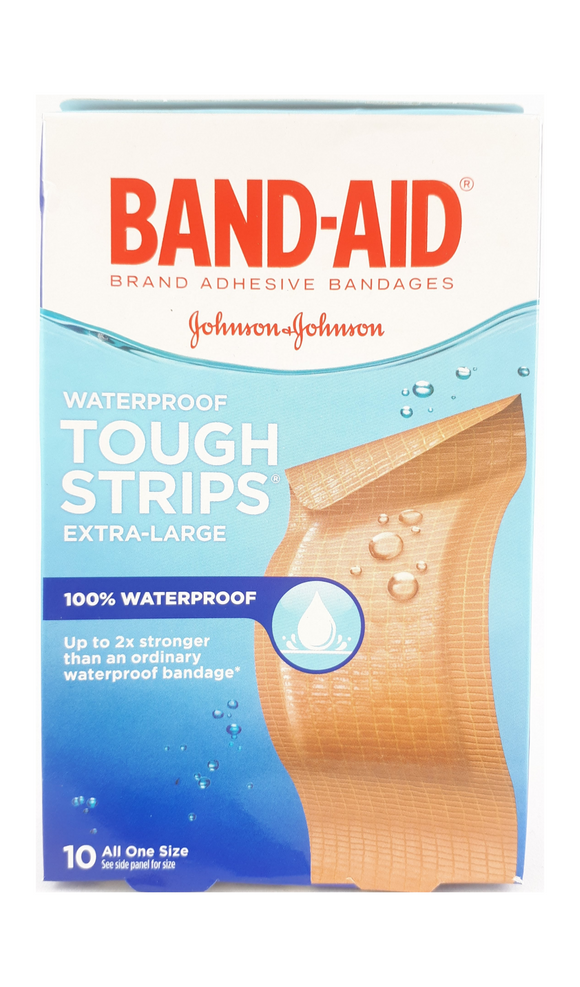 Band-Aid Tough Strips, One-size, 10 bandaids - Green Valley Pharmacy Ottawa Canada