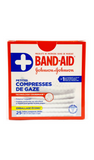 Band-Aid Gauze Pads, Small, 25 pads - Green Valley Pharmacy Ottawa Canada