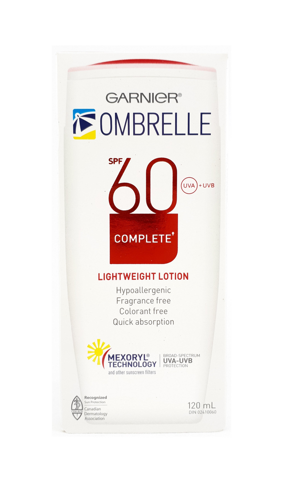 Ombrelle Complete Lotion SPF60, 120 mL - Green Valley Pharmacy Ottawa Canada