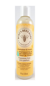 Burt's Bees Shampoo and Wash, Fragrance Free, 235 mL - Green Valley Pharmacy Ottawa Canada