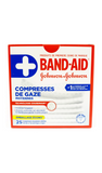 Band-Aid, Gauze Pads, Medium, 25 Pads - Green Valley Pharmacy Ottawa Canada