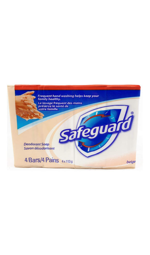Safeguard Bar Soap, 4 x 113g - Green Valley Pharmacy Ottawa Canada