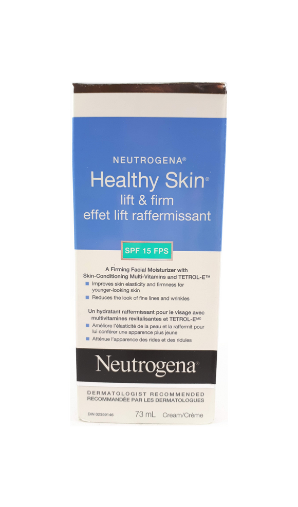 Neutrogena Healthy Skin lift & firm SPF 15, 73 mL - Green Valley Pharmacy Ottawa Canada