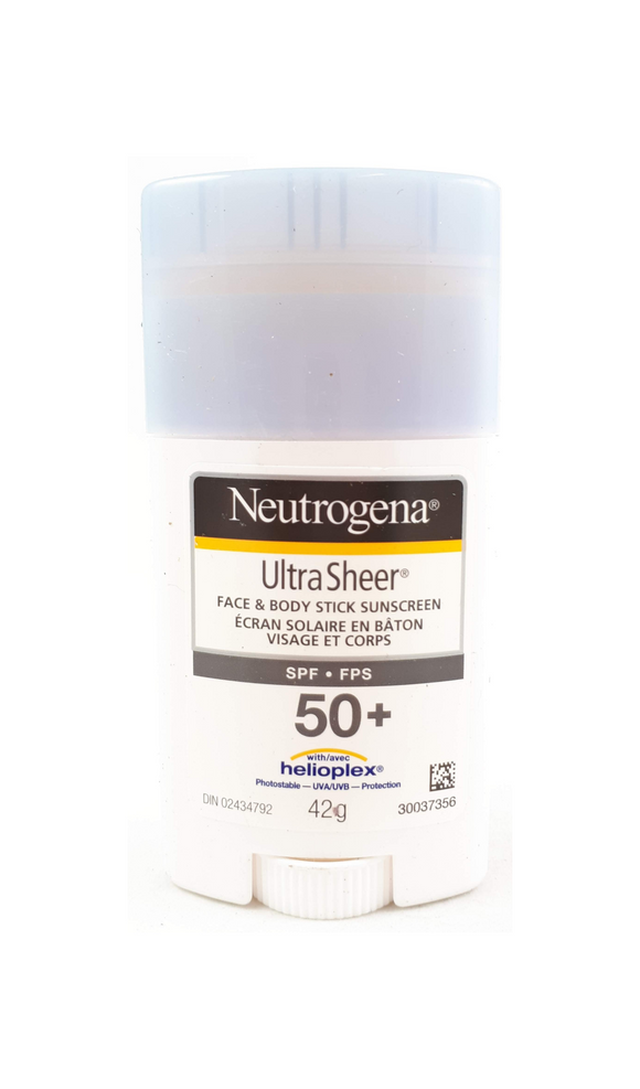 Neutrogena Ultra Sheer Stick, SPF 50, 42 g - Green Valley Pharmacy Ottawa Canada