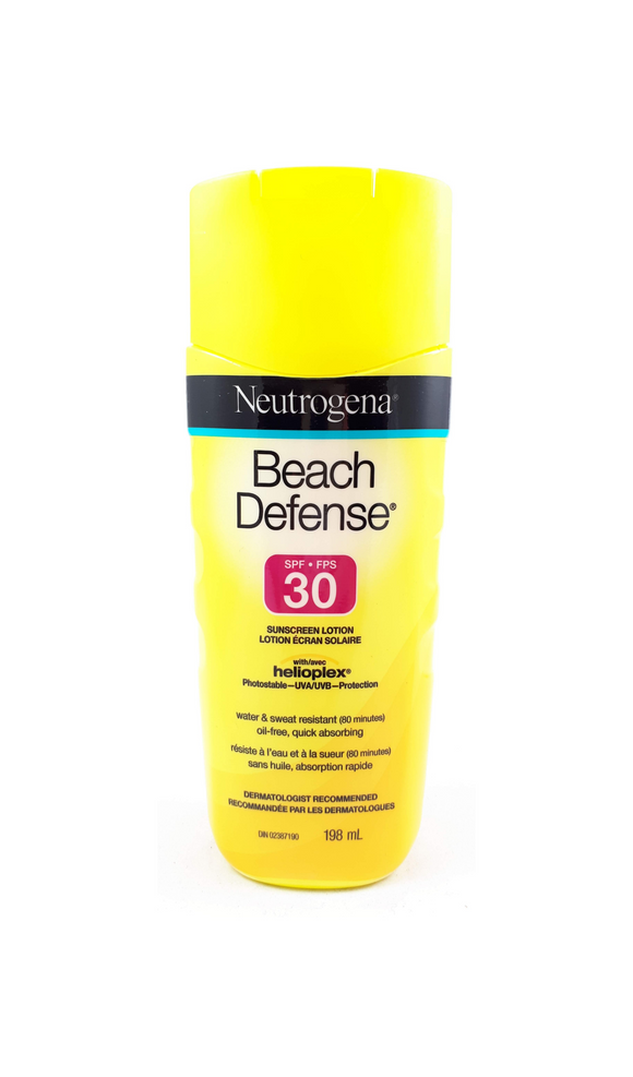 Neutrogena Beach Defense Lotion, SPF 30, 198 mL - Green Valley Pharmacy Ottawa Canada