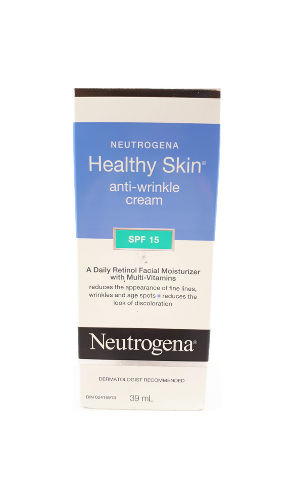 Neutrogena Anti-Wrinkle SPF 15, 39 mL - Green Valley Pharmacy Ottawa Canada