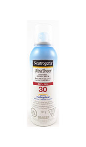 Neutrogena Ultra Sheer Body Mist, SPF 30, 141g - Green Valley Pharmacy Ottawa Canada