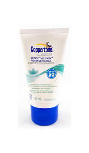 Coppertone Sensitive Skin, SPF 50,, 59 mL - Green Valley Pharmacy Ottawa Canada