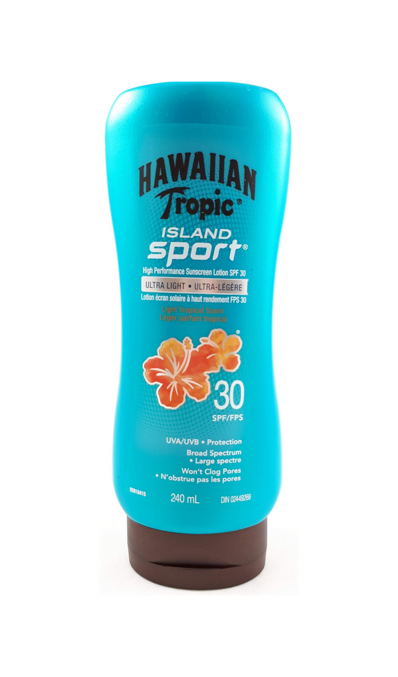 Hawaiian Tropic Sport SPF 30, 240 mL - Green Valley Pharmacy Ottawa Canada