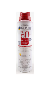Ombrelle Dry Mist, SPF 60, 142 g - Green Valley Pharmacy Ottawa Canada