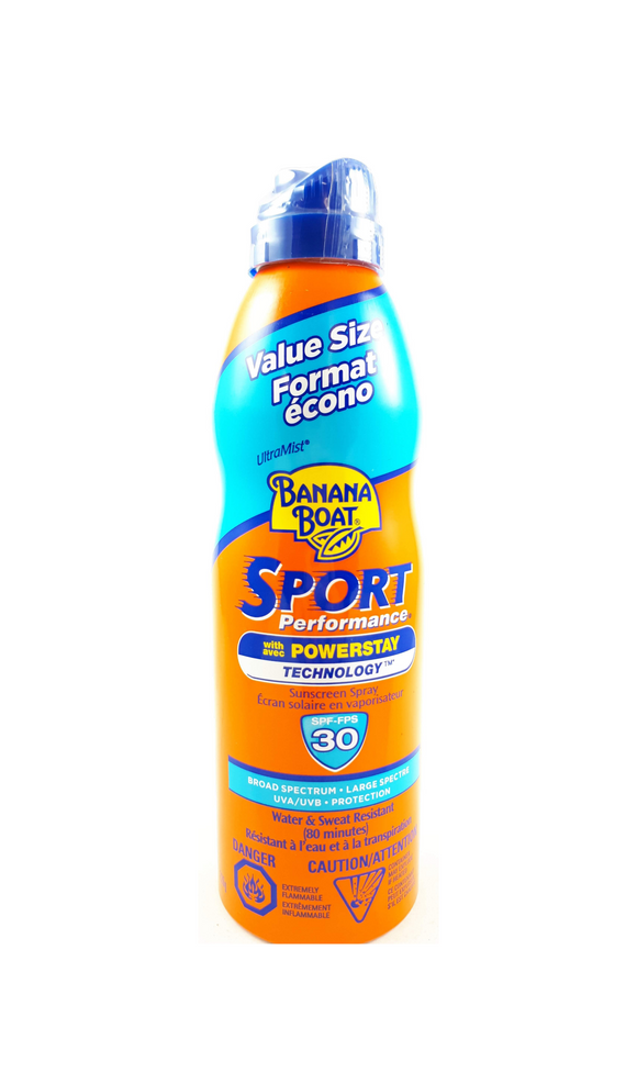 Banana Boat Sport Performance Value Size, SPF 30, 226g - Green Valley Pharmacy Ottawa Canada