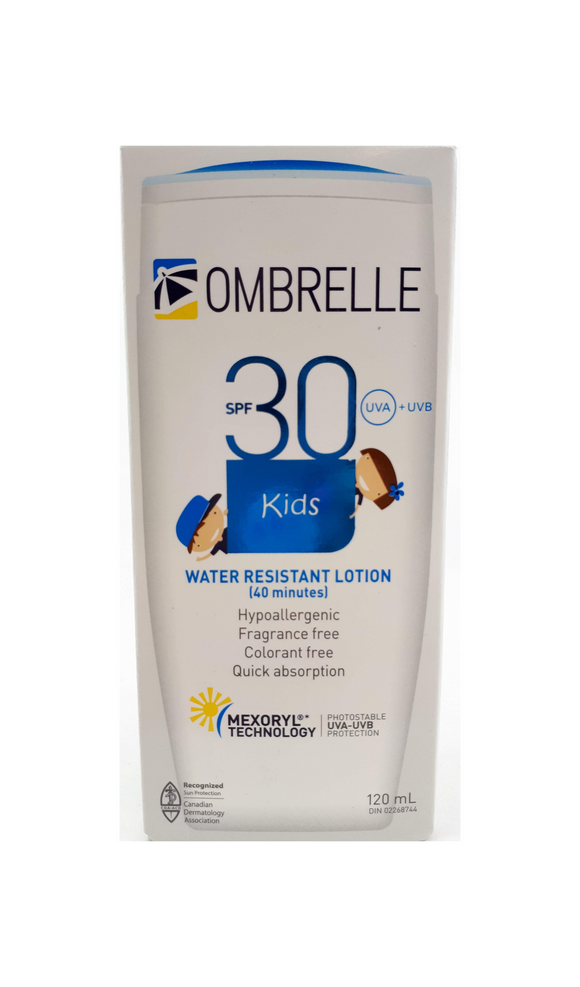 Ombrelle Kids, SPF 30, 120 mL - Green Valley Pharmacy Ottawa Canada