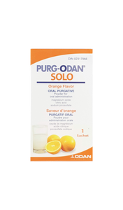 Purg-Odan Solo, Orange flavor, 1 sachet - Green Valley Pharmacy Ottawa Canada