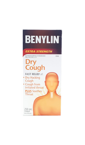 Benylin XS Dry Cough, 250 mL - Green Valley Pharmacy Ottawa Canada
