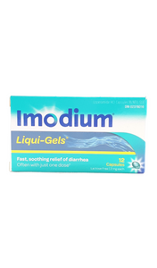 Imodium Liqui-Gels, 2mg capsules - Green Valley Pharmacy Ottawa Canada