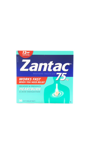 Zantac, 75mg, 30 tablets - Green Valley Pharmacy Ottawa Canada