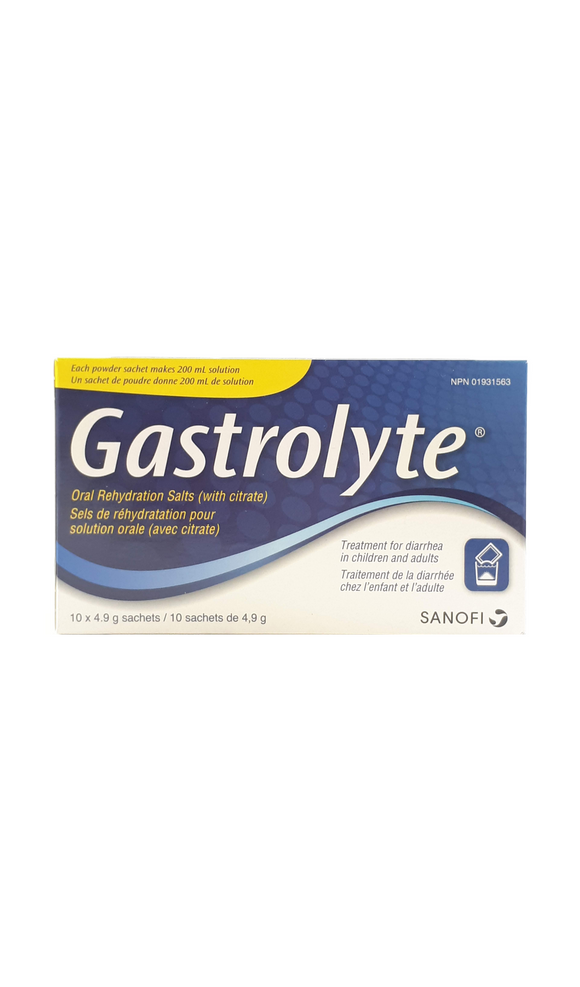 Garstrolyte Powder, 10x4.9g packets - Green Valley Pharmacy Ottawa Canada