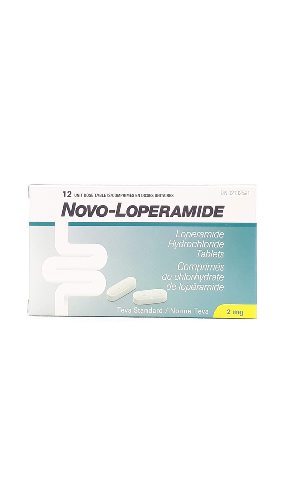 Loperamide, 2mg, 12 caplets - Green Valley Pharmacy Ottawa Canada