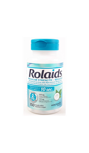 Rolaids, Regular Strength, Mint Flavor, 150 Chew Tabs - Green Valley Pharmacy Ottawa Canada