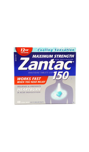 Zantac 150, Cool Mint,  48 tablets - Green Valley Pharmacy Ottawa Canada