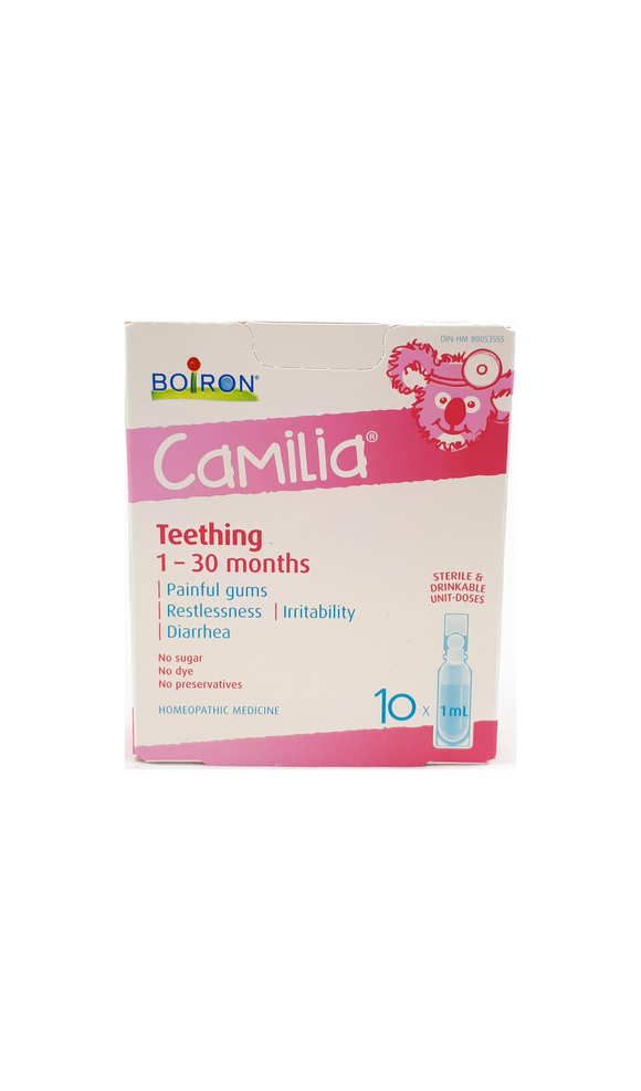 Camilia Teething, 1 to 30 months, Single Unit Doses - Green Valley Pharmacy Ottawa Canada