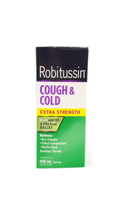 Robitussin Cough & Cold XS Syrup - Green Valley Pharmacy Ottawa Canada