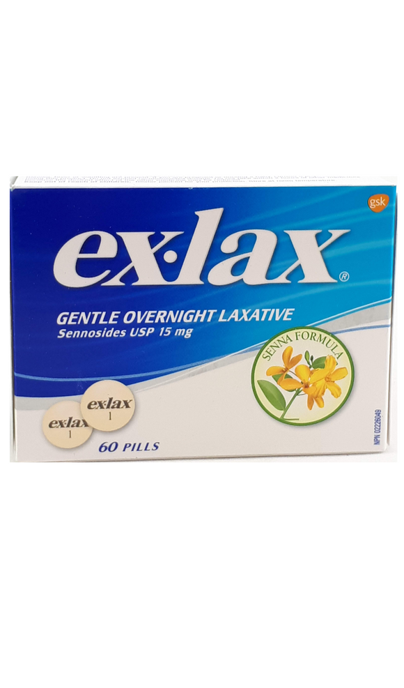 Ex-Lax, 60 tablets - Green Valley Pharmacy Ottawa Canada