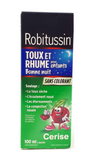 Robitussin Children's Cough & Cold Bedtime, Cherry, 100 mL - Green Valley Pharmacy Ottawa Canada